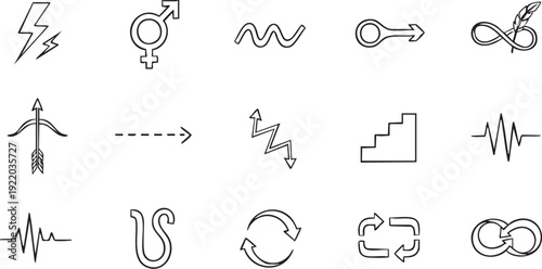Ultimate Hand-Drawn Arrow and Abstract Graphic Symbol Mega-Bundle