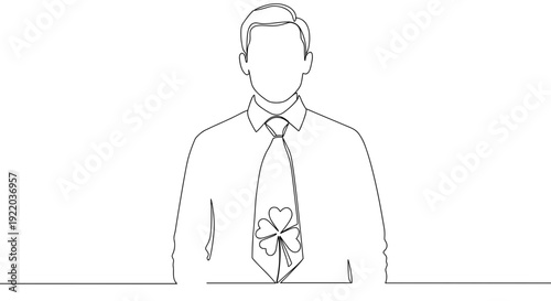 Businessman in a suit and tie, standing confidently on a transparent background, representing professionalism, success, and corporate identity in a modern environment