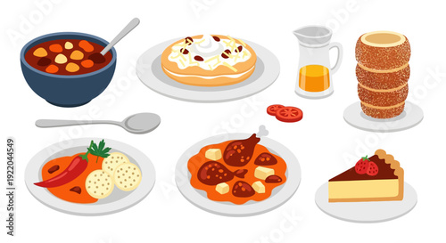 Delicious Food and Sweet Treats Featuring Hearty Soups and Desserts Galore