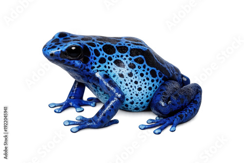 Blue poison dart frog, exotic rainforest amphibian