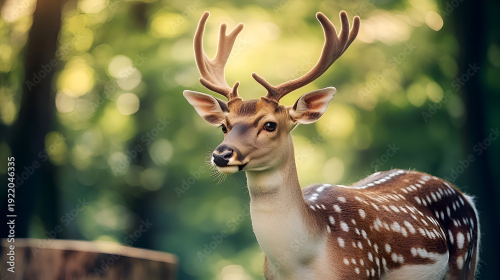 Fototapeta premium deer in the woods