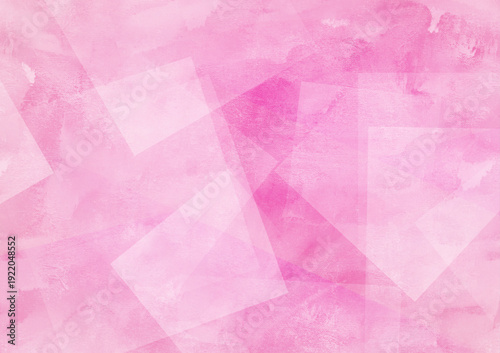 抽象的な水彩グラデーション背景 ピンク 幾何学的な光の乱反射
