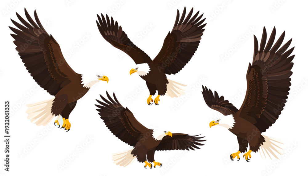 Fototapeta premium A flock of birds flying in a dynamic, synchronized formation against a plain background isolated on transparent background