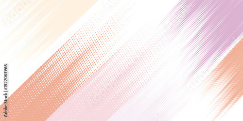 Abstract Smooth Colorful Gradient Background with Brush Stroke Lines. For Cover Page, Poster, Website Banner. Vector Illustration