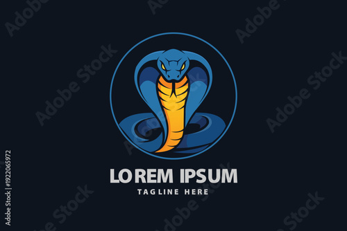 Cobra Snake Mascot Gaming Shield