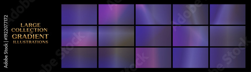 Atmospheric series of deep purple and magenta gradients with soft flowing highlights, perfect for nightlife branding, tech interfaces, music covers, and stylish digital backdrops.