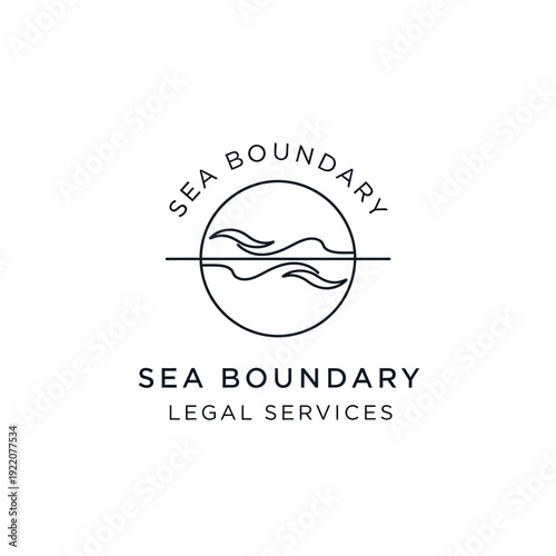 Global Grid Network Governance Logo Design with Oceanix Text on Isolated White Background