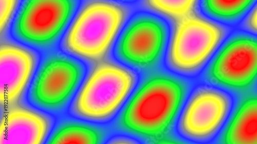 Vibrant Abstract Pattern with Swirling Colors and Dynamic Shapes.