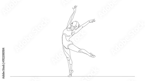 Ballet Dancer in Motion