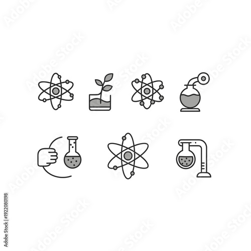 Science Laboratory Icons