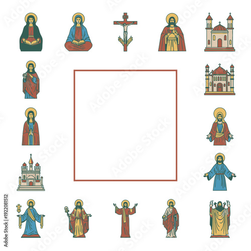 Orthodox Saints Collage