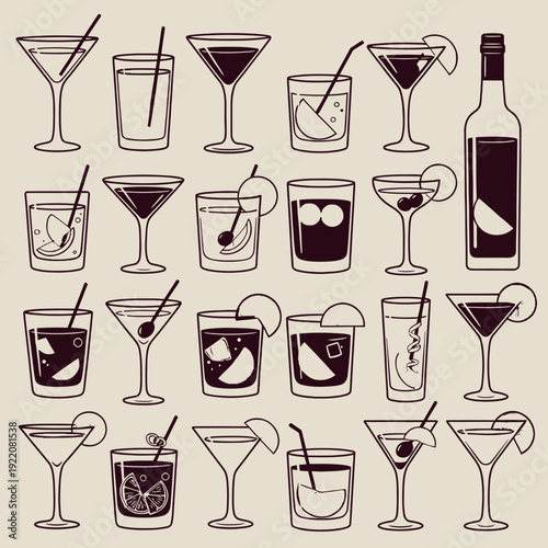 Cocktail Glasses Collection