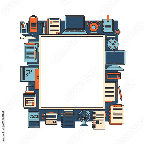 Office Supplies Frame