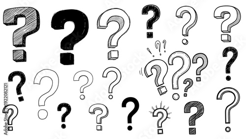 Variety of Question Mark Icons