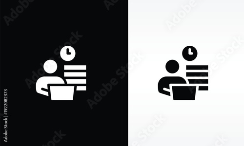 Workload Vector, Icon Or Logo Sign Isolated Symbol Illustration