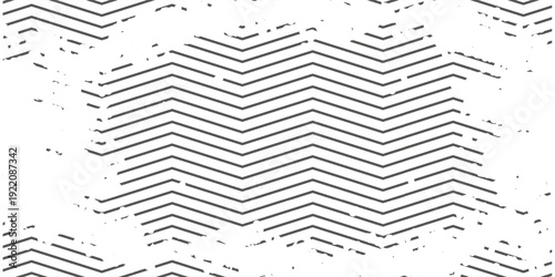Seamless background in monochrome, Vector, zigzag, repeating patterns. modern