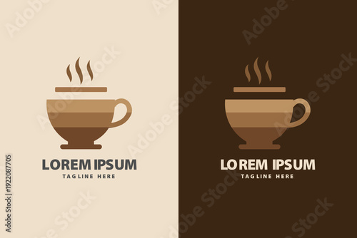Coffee Cup Cafe Branding Logo