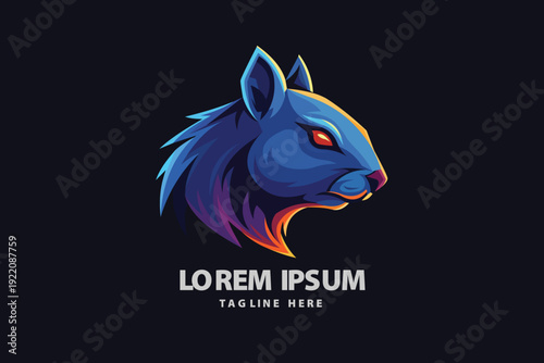 Squirrel Rodent Mascot Illustration