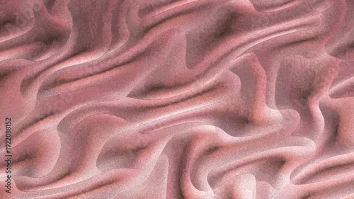 Abstract flowing pink liquid texture background with smooth waves and ripples, organic fluid motion.