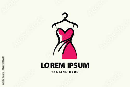 Elegant Dress Fashion Boutique Logo
