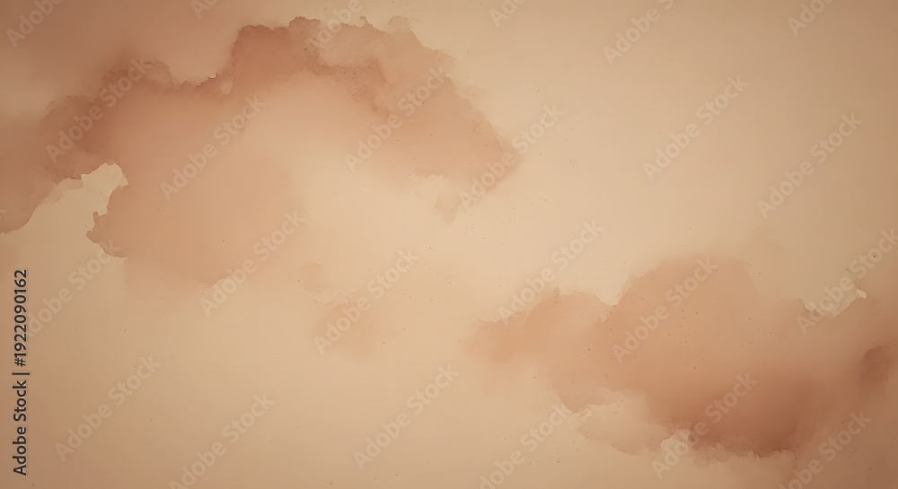 Obraz premium Ethereal Abstract Warm Tone Background with Soft Watercolor Washes and Organic Cloud-like Textures, Evoking a Gentle and Serene Aesthetic for Creative Projects