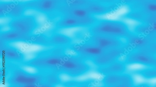 Abstract Blue Water Surface with Light Reflections and Ripples.