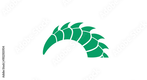 Green Dragon Claw Graphic Illustration.