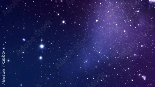 Twinkling Starry Night Sky Animation Background