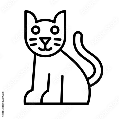 pet cat animal illustration