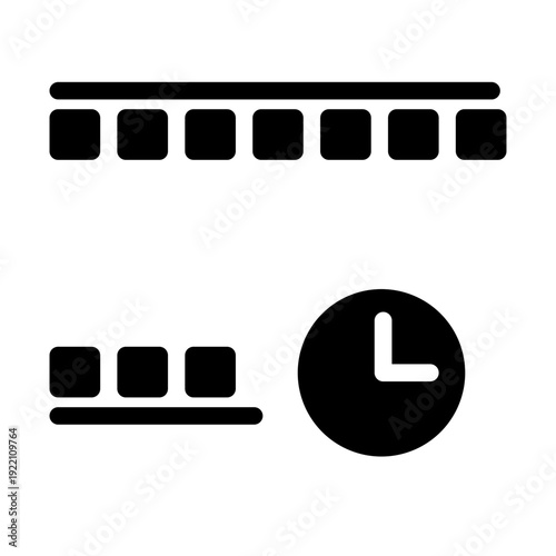 clock glyph icon