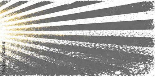 Abstract grunge black and white architectural background featuring a weathered stone wall texture with old metal stairs and snowy asphalt patterns