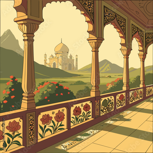 taj mahal agra india