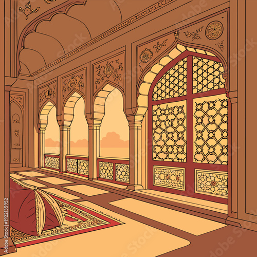 entrance to the mosque