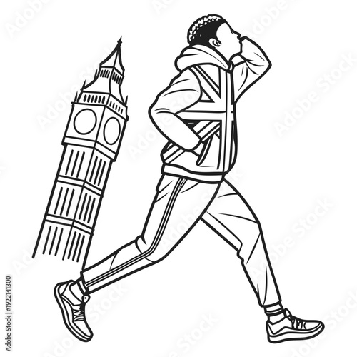 vector illustration of a man