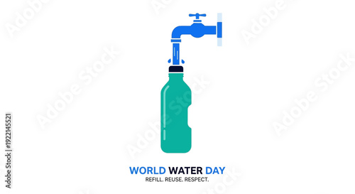 World Water Day Refill, Reuse, Respect - A Call to Action for Water Conservation