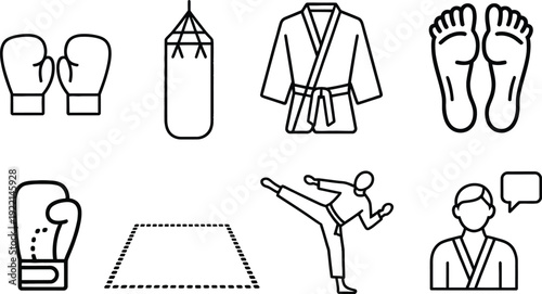 Martial Arts and Combat Sports Boxing, Karate, and Training Gear