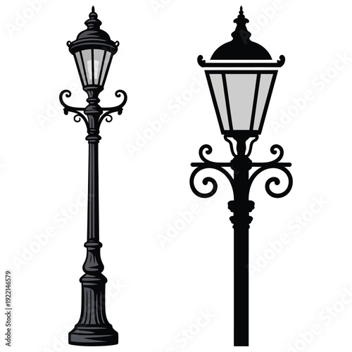 old street lamp