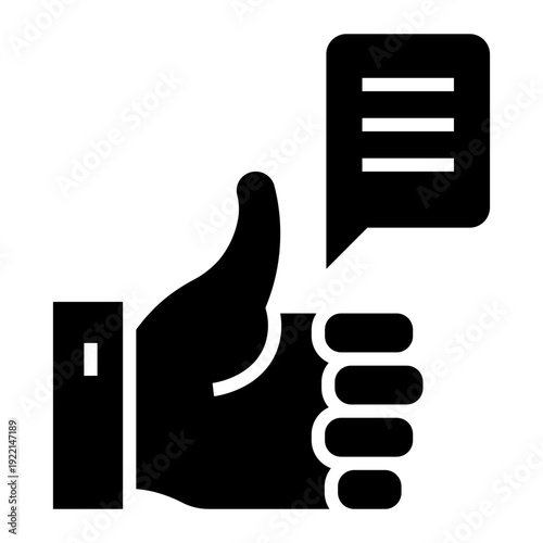 testimonial Solid icon