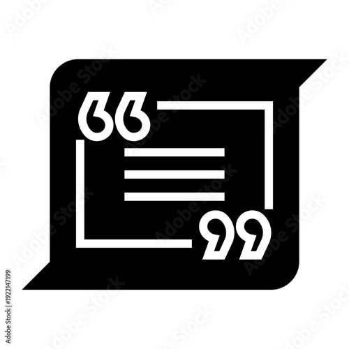 testimonial Solid icon