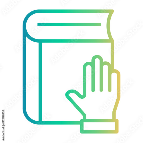 testimonial Line Gradient Icon