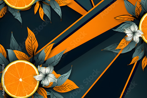Vibrant watercolor citrus slices featuring oranges limes and lemons creating a refreshing pattern