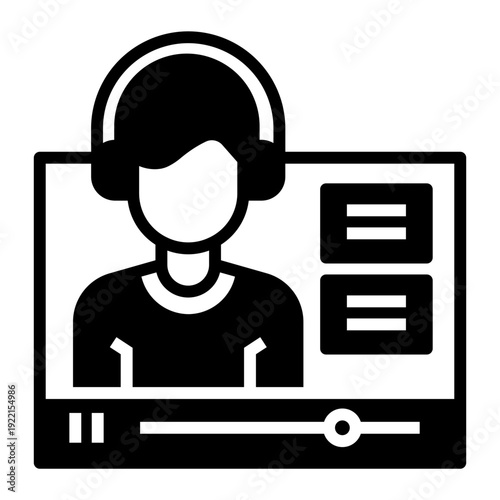 broadcast Solid icon