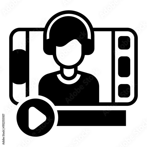 broadcast Solid icon