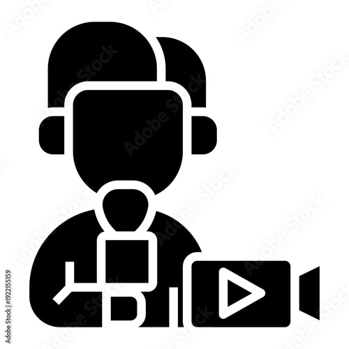 broadcast Solid icon