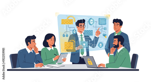 Business Meeting Presentation Strategy Discussion.