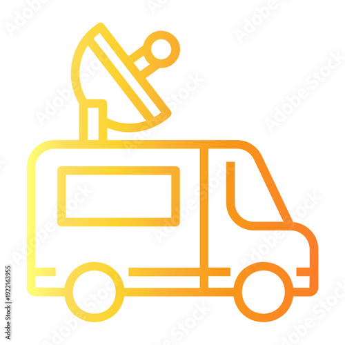 broadcast Line Gradient Icon