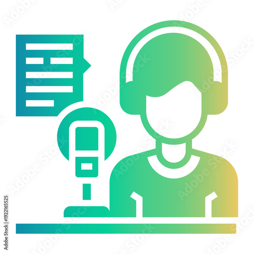 broadcast Gradient icon