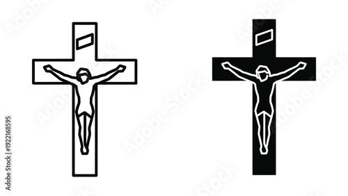 Jesus Christ on the Cross Illustration