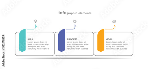 Presentation business abstract background infographic template colorful