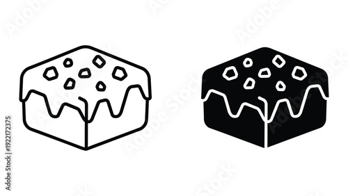 Cake icon set